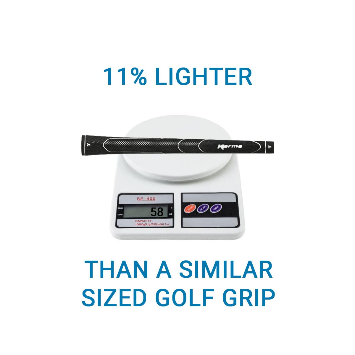 Packaging view of Karma Super Lite 13-piece oversize grip set