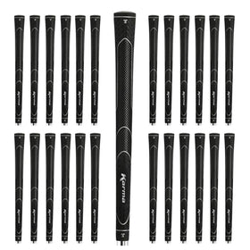 Karma Super Lite black oversized grip with textured surface for enhanced swingweight feel.