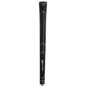 Karma Super Lite oversize grips in hand showing lightweight design for faster swing.