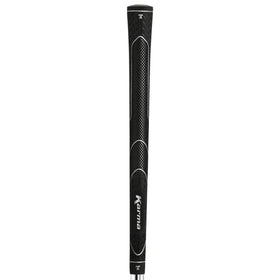 Karma Super Lite white oversized grip shows 3-point swingweight increase and improved head feel.