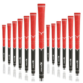 Karma V-Cord golf grips 13-pack installed on a driver for all-weather control