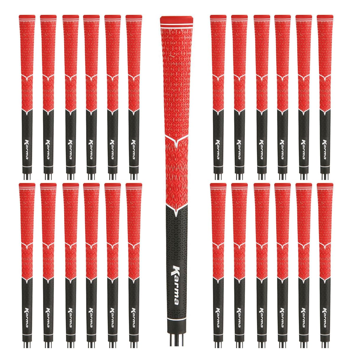 Karma V-Cord golf grips 25-piece bundle for quick club replacement