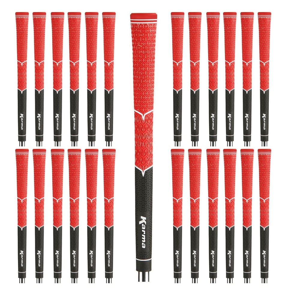 Karma V-Cord golf grips 25-piece bundle for quick club replacement