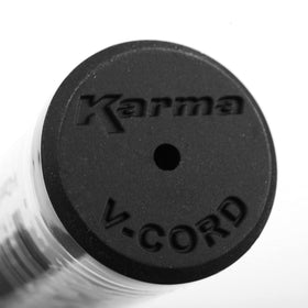 Karma V-Cord lower-half soft rubber provides comfortable grip