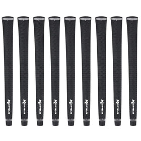 Karma Velour Black Jumbo grip close-up showing tacky surface for secure hold.