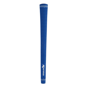 Karma Velour blue grips with textured velour surface for reliable grip in heat