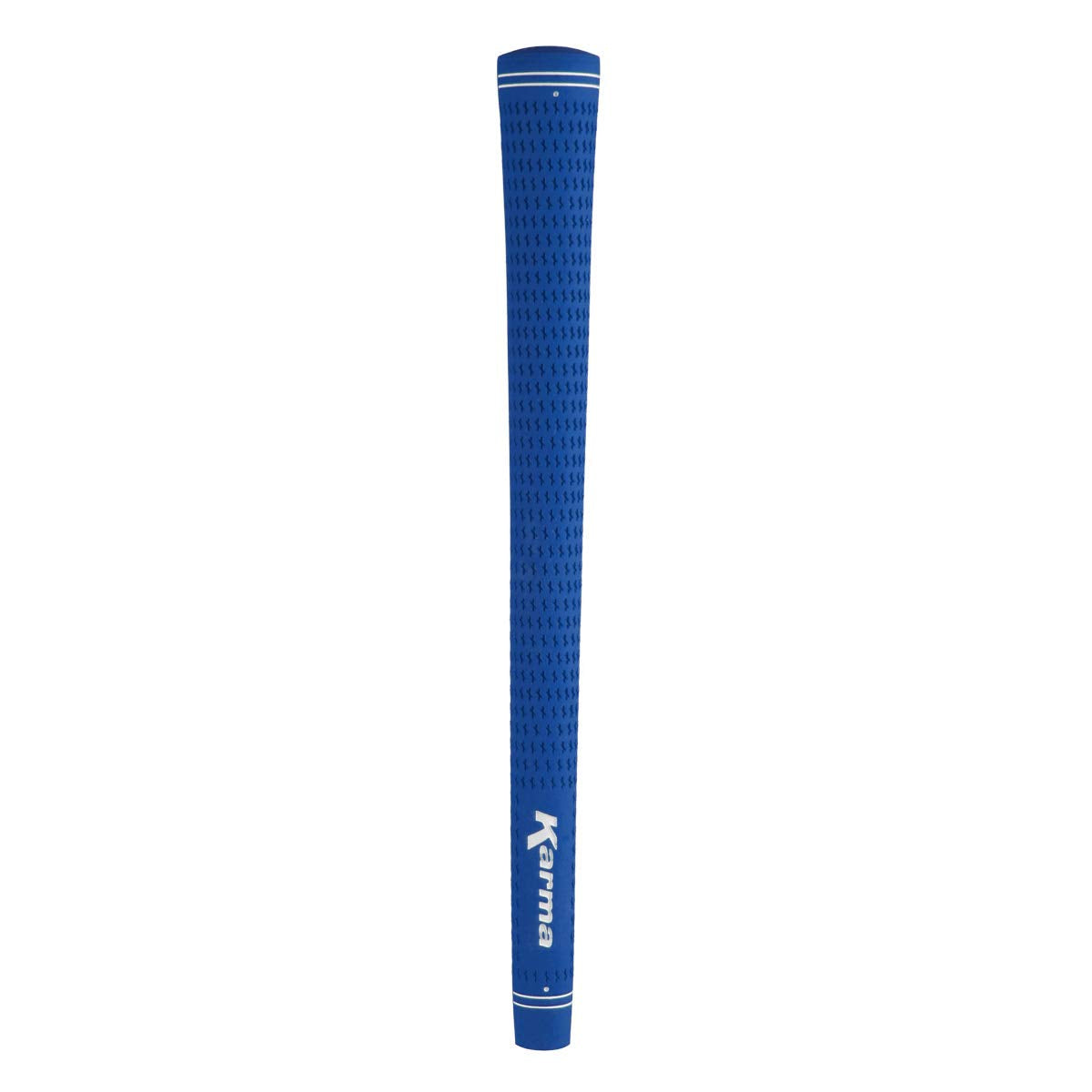 Karma Velour Blue jumbo grips bundle closeup shows soft rubber texture