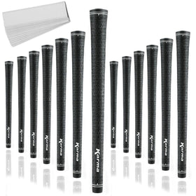 Karma Velour Full Cord grips front view on a golf club for confident handling