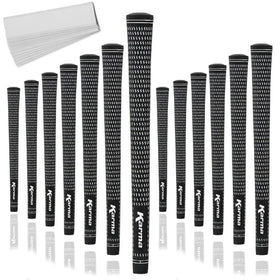 Karma Velour golf grips close-up with soft-tacky texture for comfort