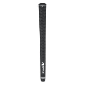 Karma Velour grips close-up on black standard model highlighting velour surface traction