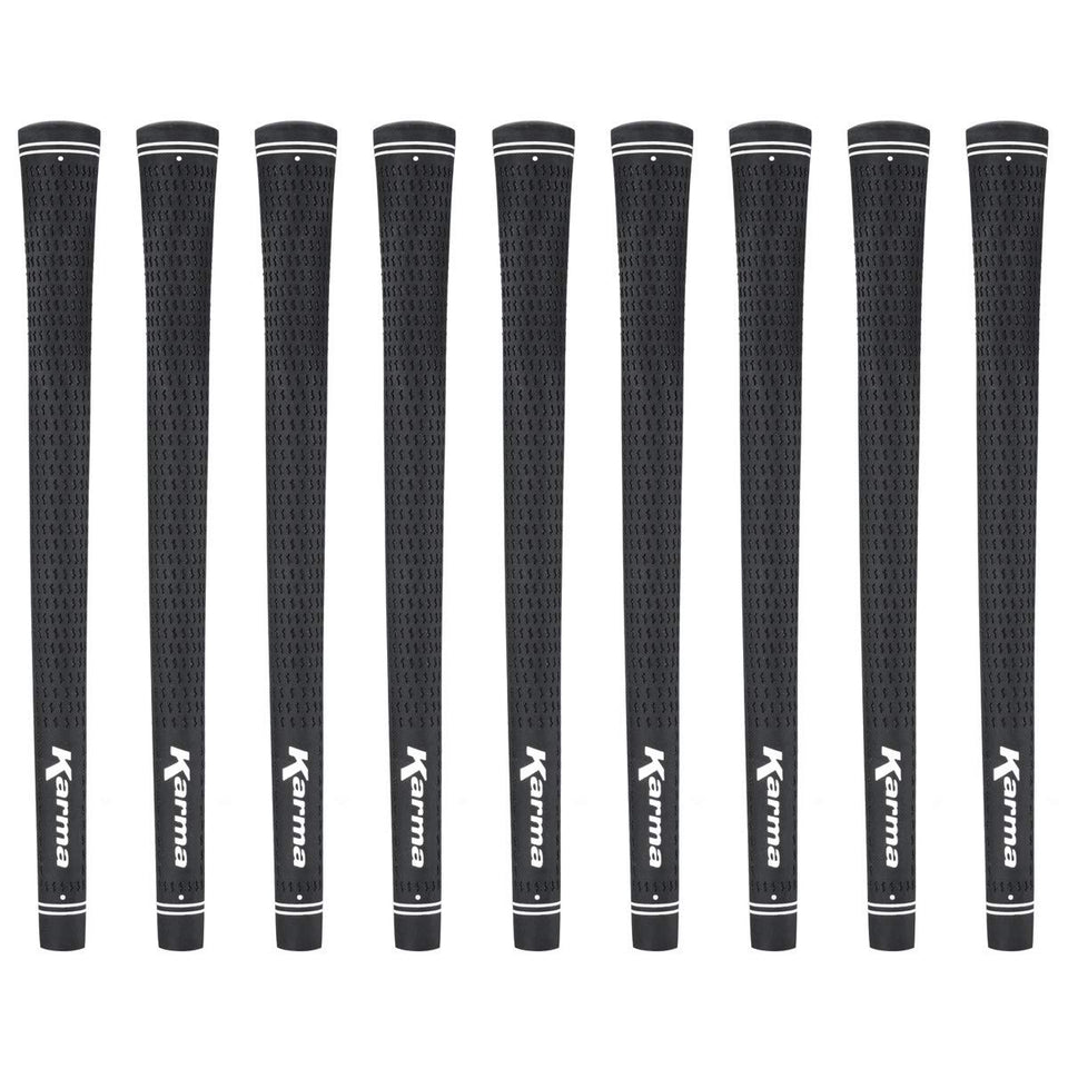Karma Velour grip close-up texture for secure hand feel in all weather.