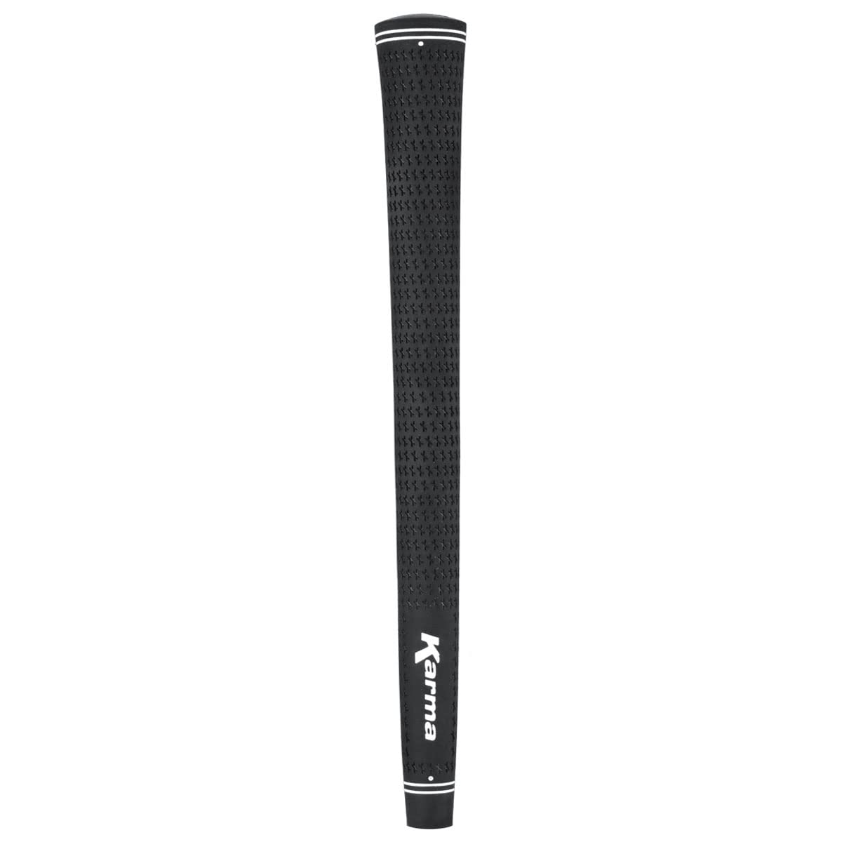 Karma Velour Jumbo Plus 1/8 inch grip close-up highlighting oversized design for control