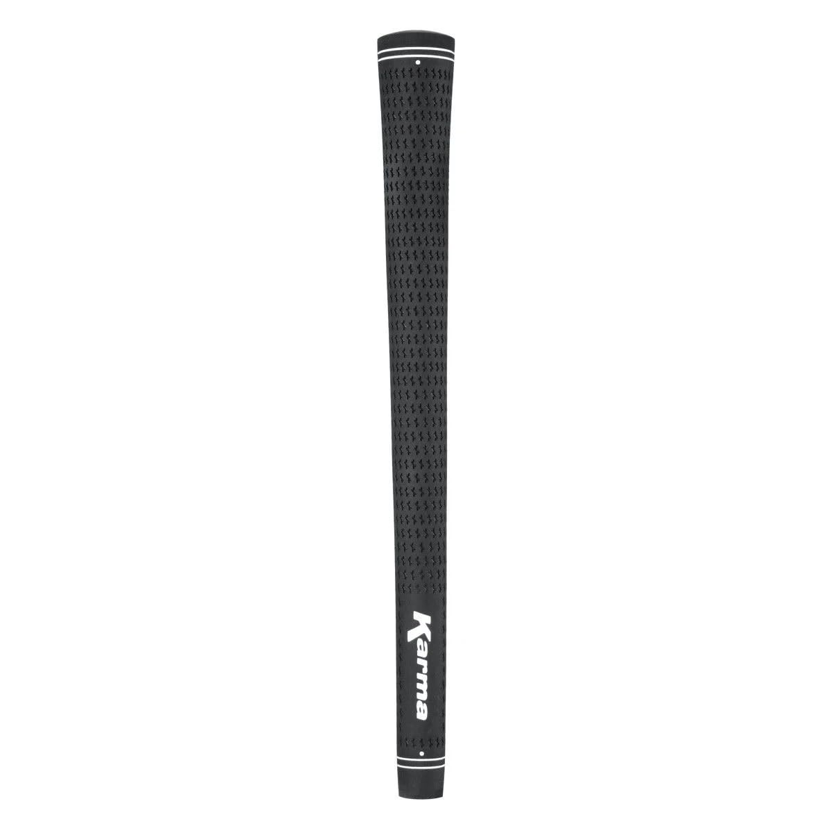 Karma Velour Junior Black Golf Grips 13-piece pack shot for easy home regrips.