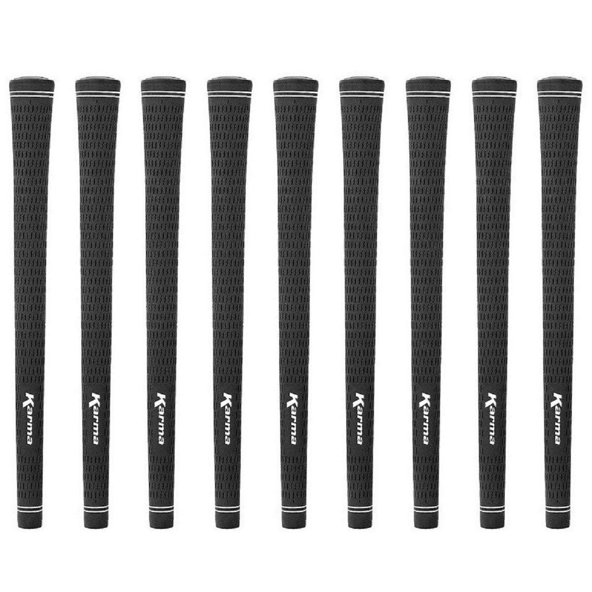Karma Velour Junior Black grips close-up texture shows soft, tacky surface for steady traction.