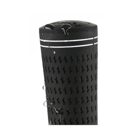 Closeup of Karma Velour ribbed grip with raised reminder for consistent grip