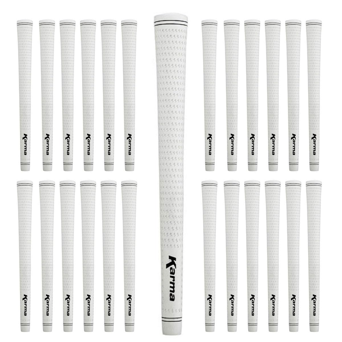 Karma Velour White Midsize grips pack shot for affordable grip upgrades