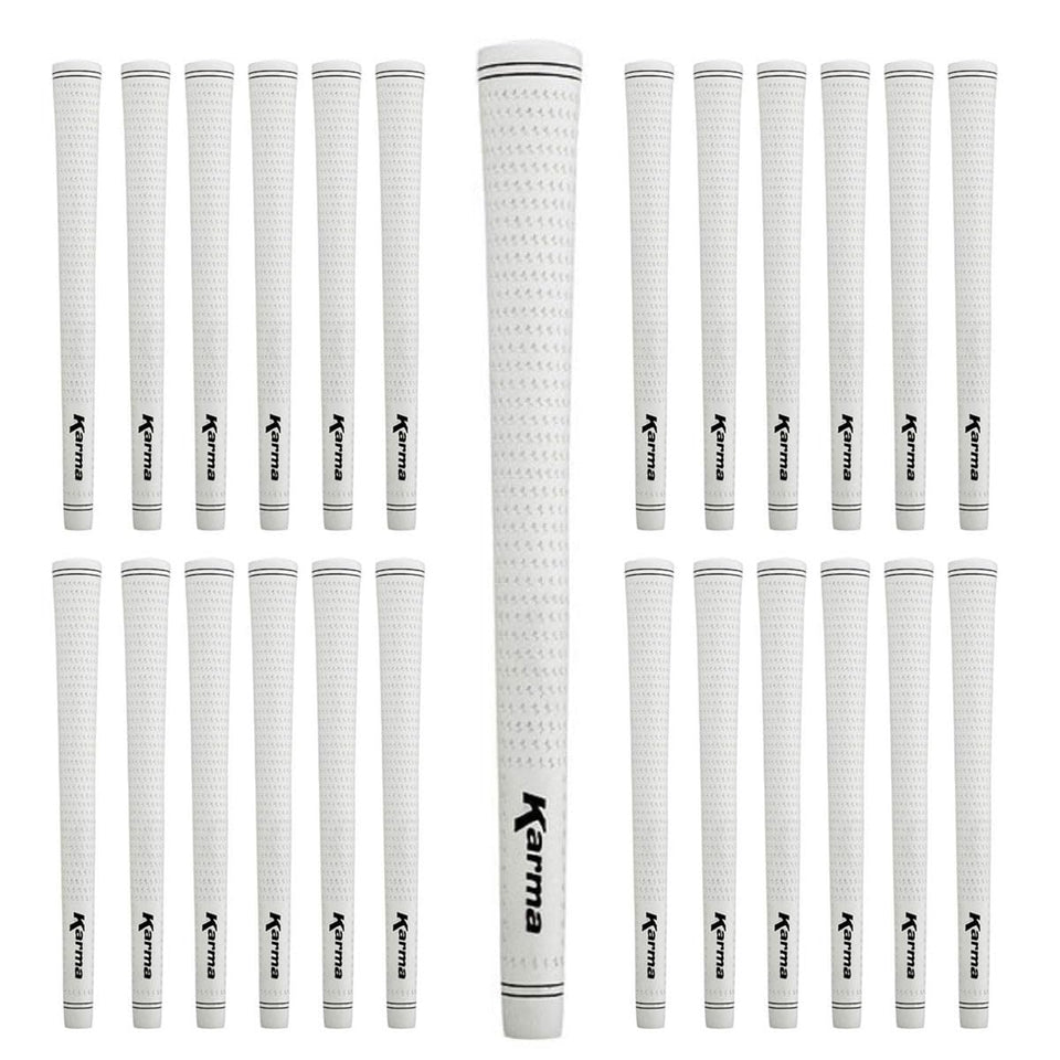 Karma Velour White Midsize grips pack shot for affordable grip upgrades