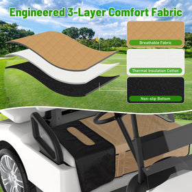 Kaskawise anti-slip bottom keeps cover secure during rides