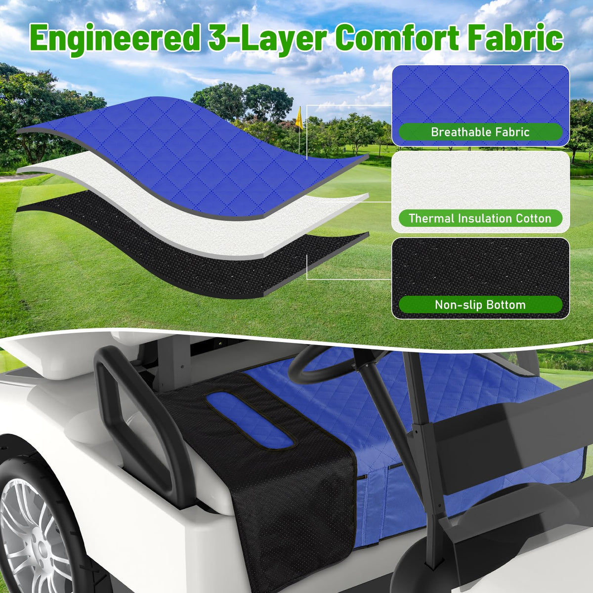 Foldable design is gift-ready for golfers and clubs