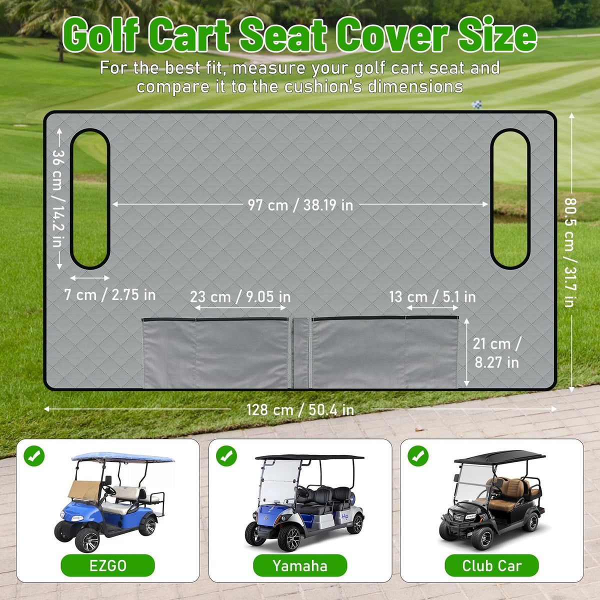 Kaskawise seat cover blanket with anti-slip bottom secures seat protection on bumpy courses