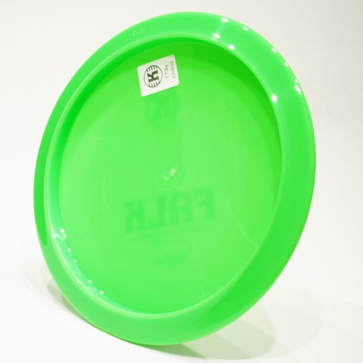 Kastaplast K1 Falk 19 mm rim detail indicating comfortable grip for many players.
