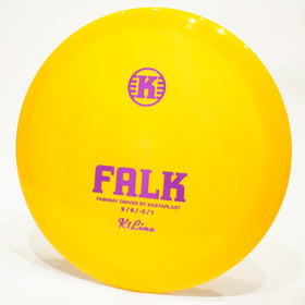 Kastaplast K1 Falk white back view to showcase sleek profile and stability.