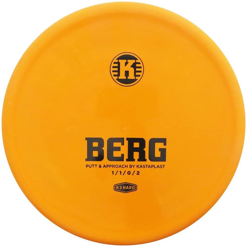 Kastaplast Berg putter with ergonomic grip for stable, precise short putts.
