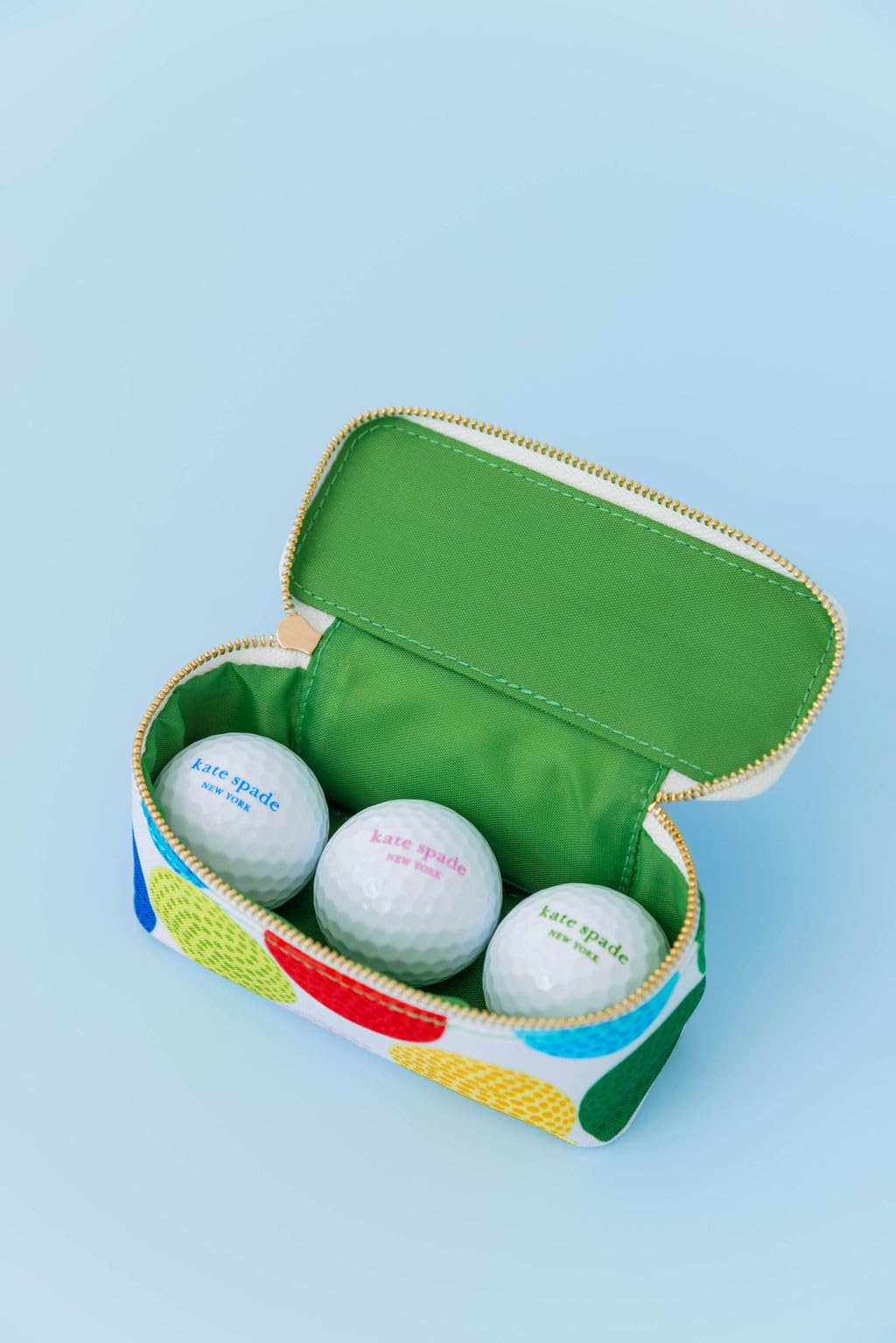 Durable Kate Spade New York golf ball case for regular rounds.