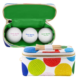 Kate Spade New York golf balls feature signature pattern for a stylish on-course look.