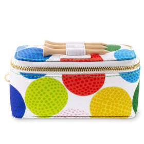 Kate Spade New York wooden tees are bright and easy to carry.
