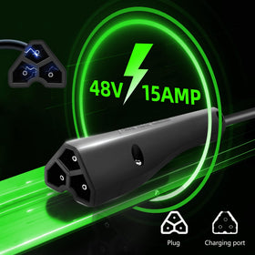 Kegytric compatibility with EZGO RXV/TXT models for reliable charging
