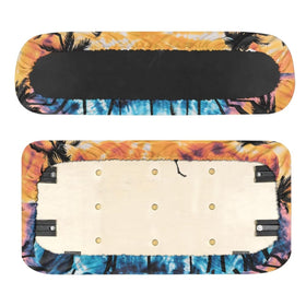 KEIAHUAN bench seat cover fits snugly with elastic edges for a secure 2-seat cart.