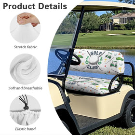 KEIAHUAN golf cart seat cover easy-clean surface wipes clean