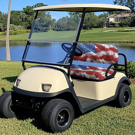 KEIAHUAN stretch golf cart seat cover fits snugly for a secure, comfortable ride.