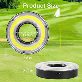 Keilend golf hole lights with bright mode enhance nighttime putting visibility.
