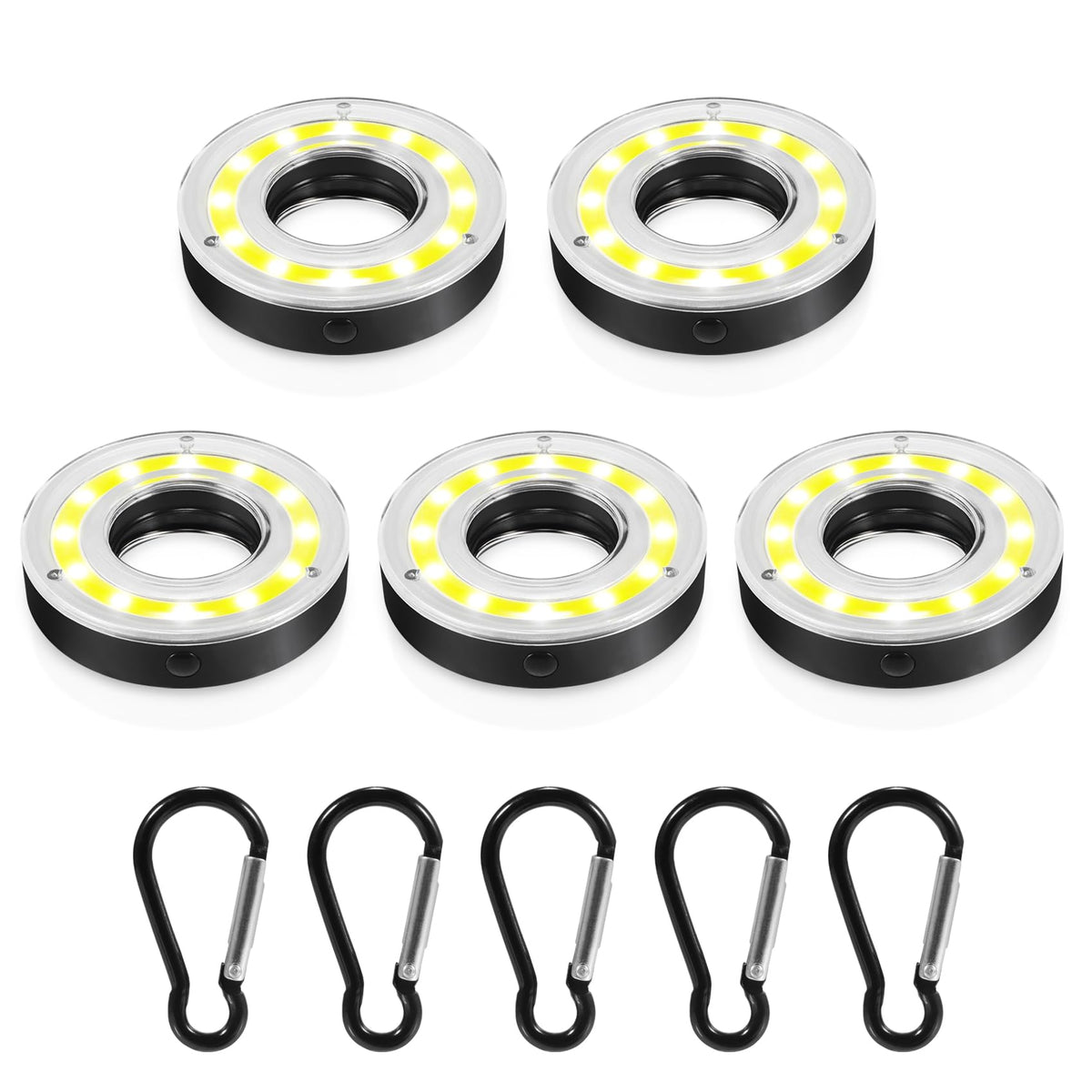 Keilend golf hole lights with carabiner clip enable portable practice sessions.