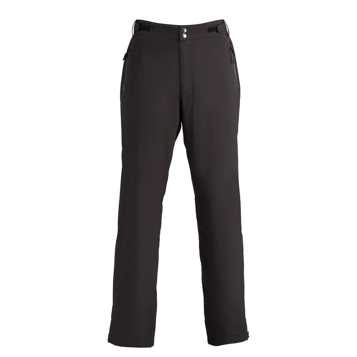 K.E.J. men's golf joggers, front view, highlighting full-range stretch and mobility.
