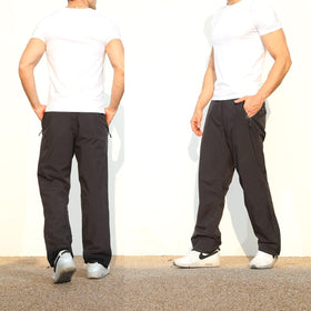 K.E.J. joggers with three zip pockets securing valuables during workouts.