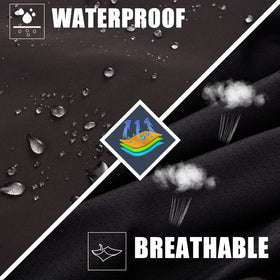 K.E.J. mens golf pants waterproof-dwr lightweight protection against rain and splashes.
