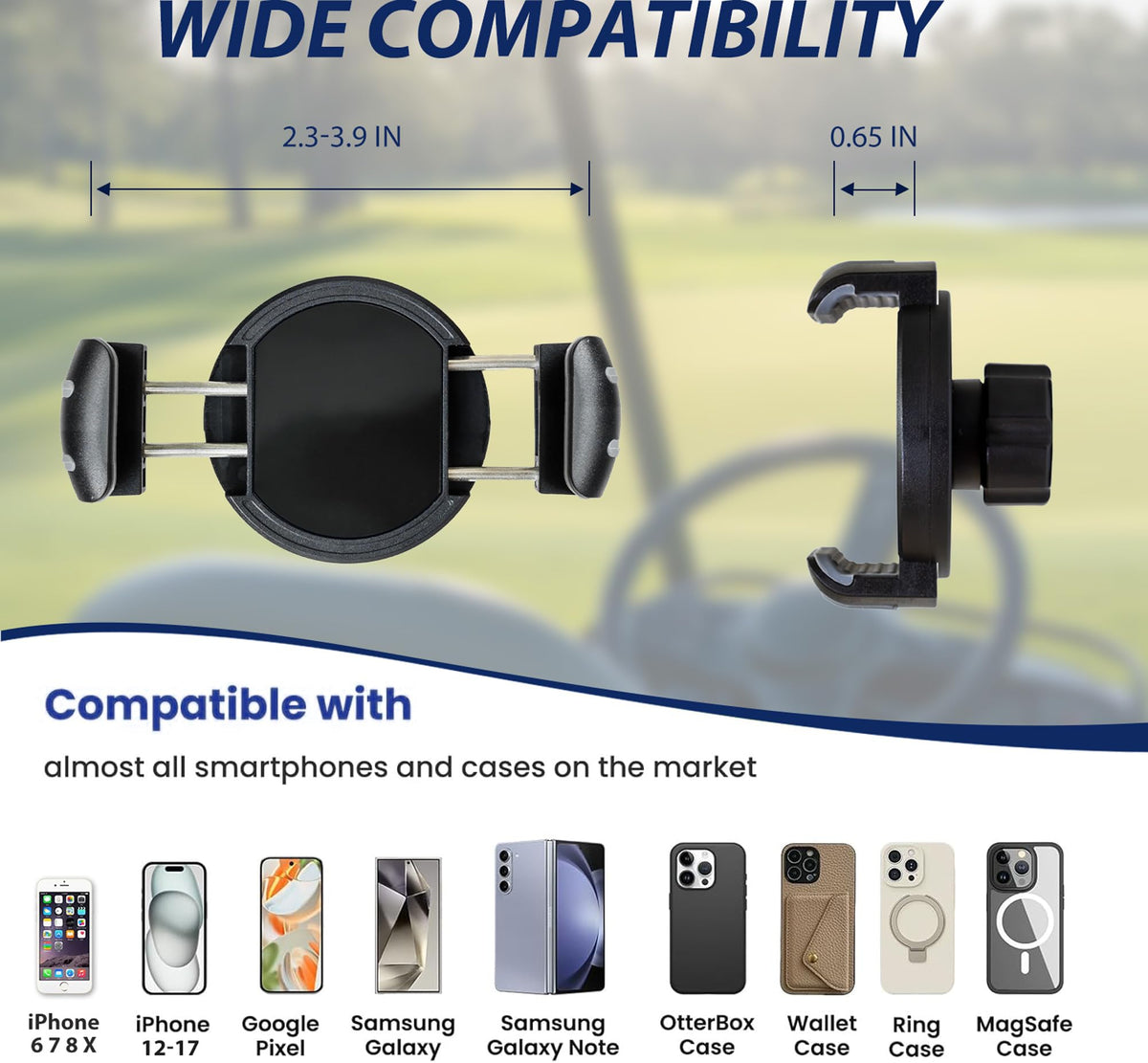 Kelofam golf cart phone holder makes a thoughtful gift for golfers.