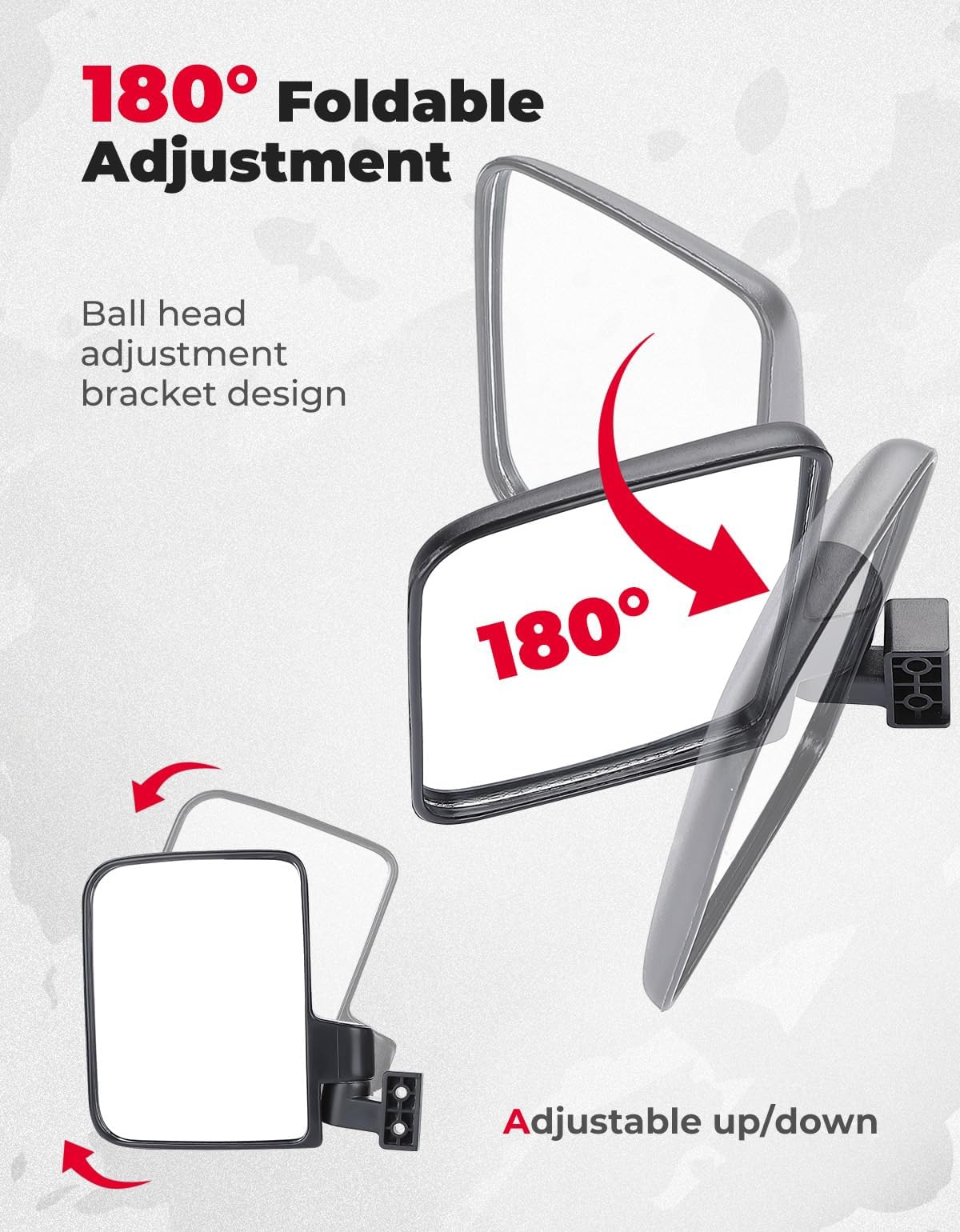 KEMIMOTO 180-degree ball-head adjustment enables precise angles.