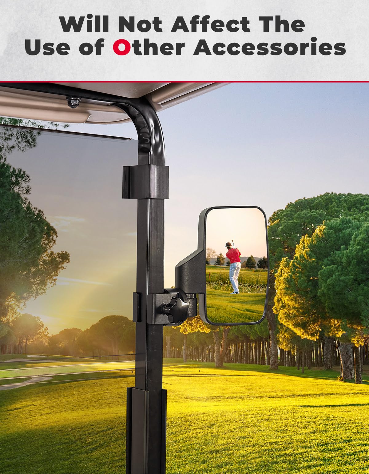 KEMIMOTO 5mm acrylic windshield delivers durability against cracking.