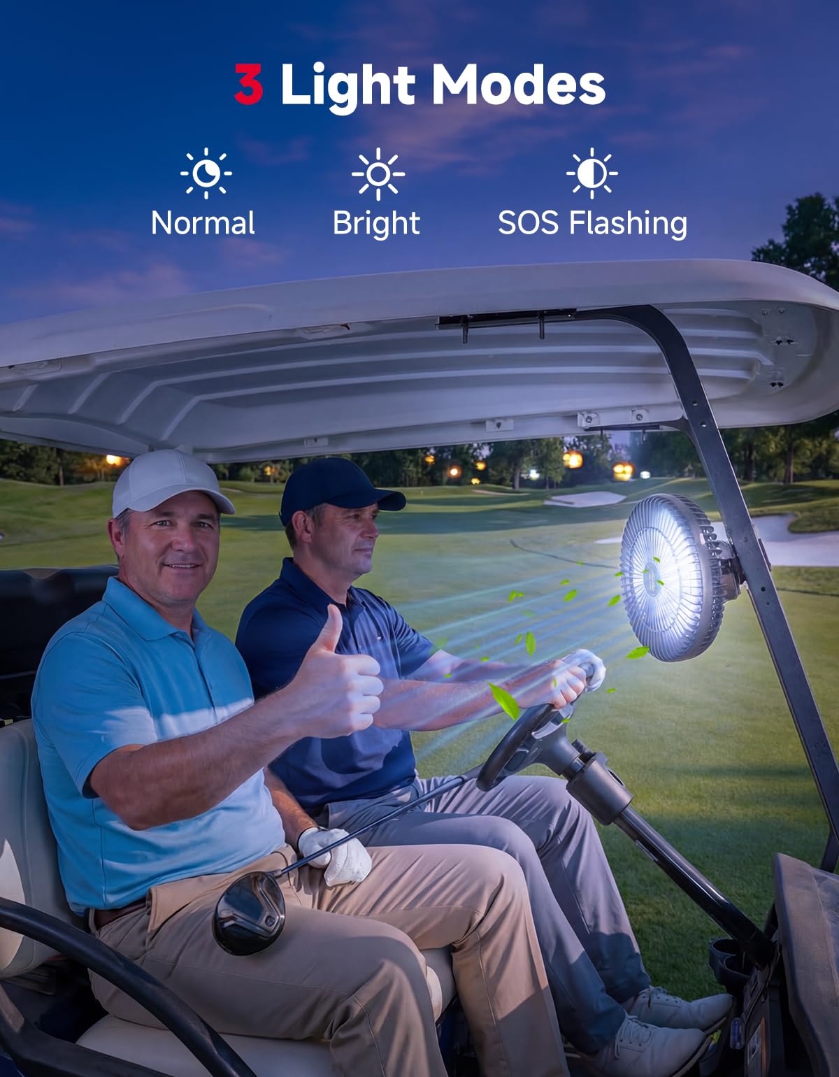 Six-speed settings offer flexible cooling for long drives and quick refreshes.