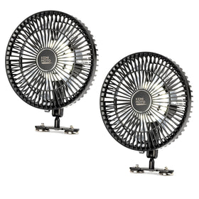 KEMIMOTO 8-Inch magnetic golf cart fan delivers powerful airflow for cool rounds.