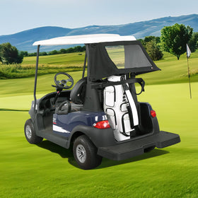 KEMIMOTO all-weather golf cart accessory protects gear from rain and wind.