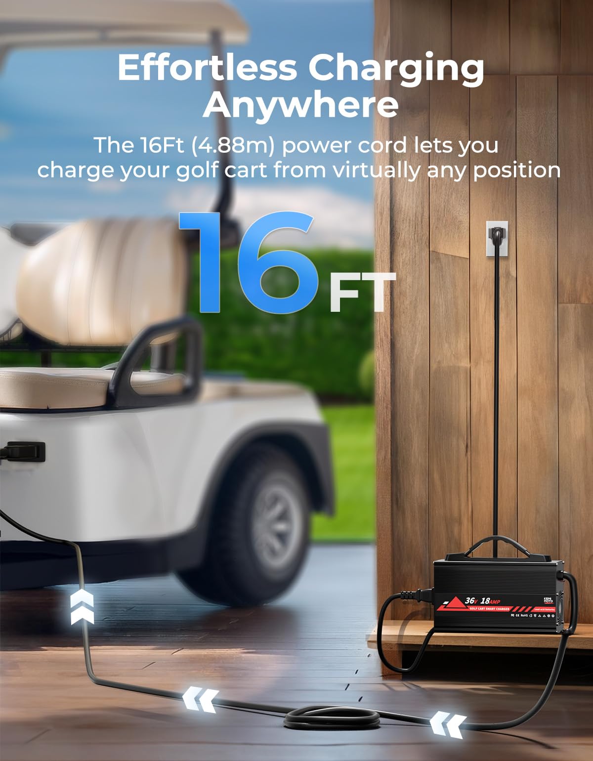 KEMIMOTO D-Plug compatibility for EZGO battery packs