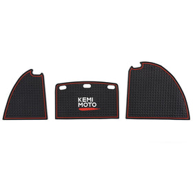 Kemimoto dash mats dirt-resistant surface keeps the dash clean and protected.
