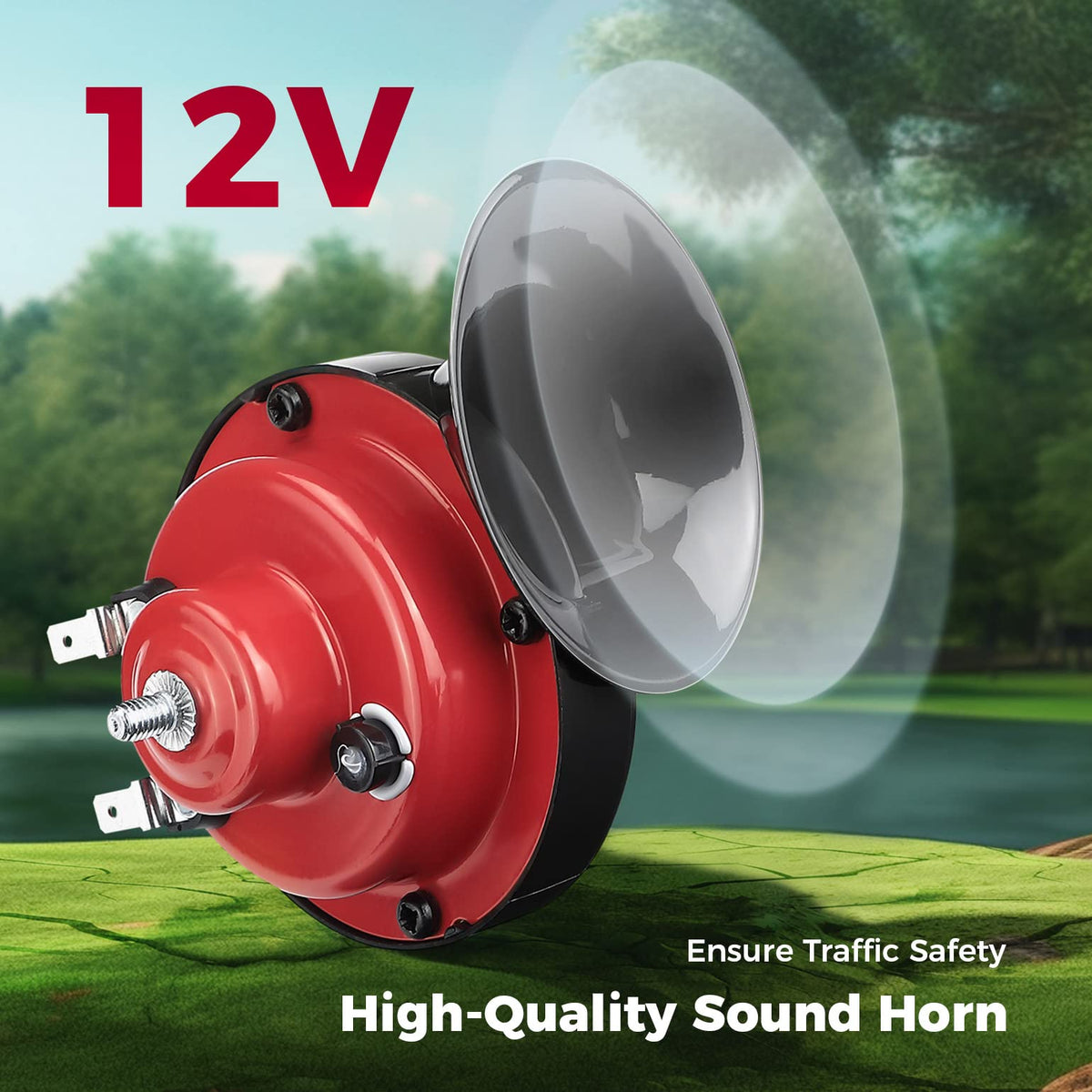 KEMIMOTO Deluxe DS horn provides quick alerts at busy venues.