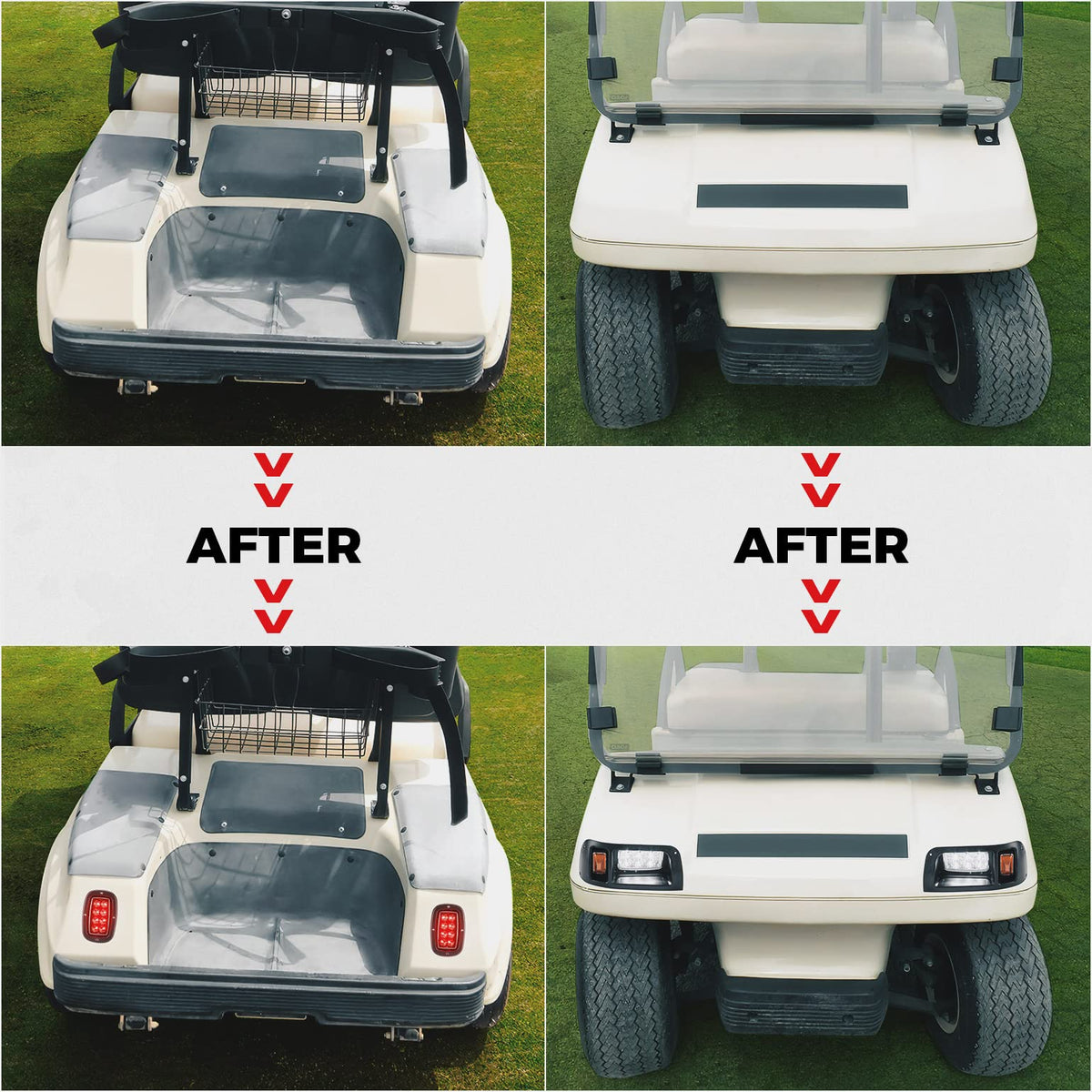 KEMIMOTO Deluxe DS taillights enhance rear signaling for safer backing and parking.