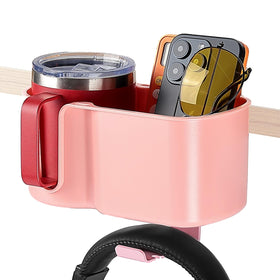 KEMIMOTO desk cup holder with headphone hook keeps cables organized and within reach.